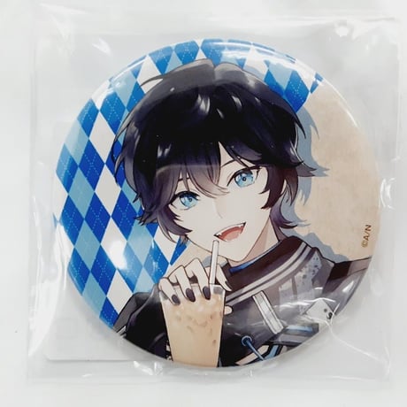 にじさんじ　アクシア・クローネ　にじさんじCAFE in SWEETS PARADISE 第3弾　缶バッジ