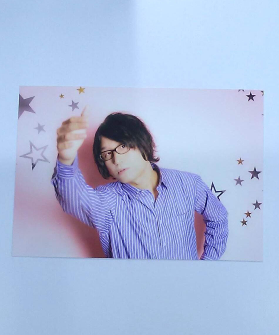 朗読劇「さよならのかわりに」笠間淳 直筆サイン入り ランダムブロマイド