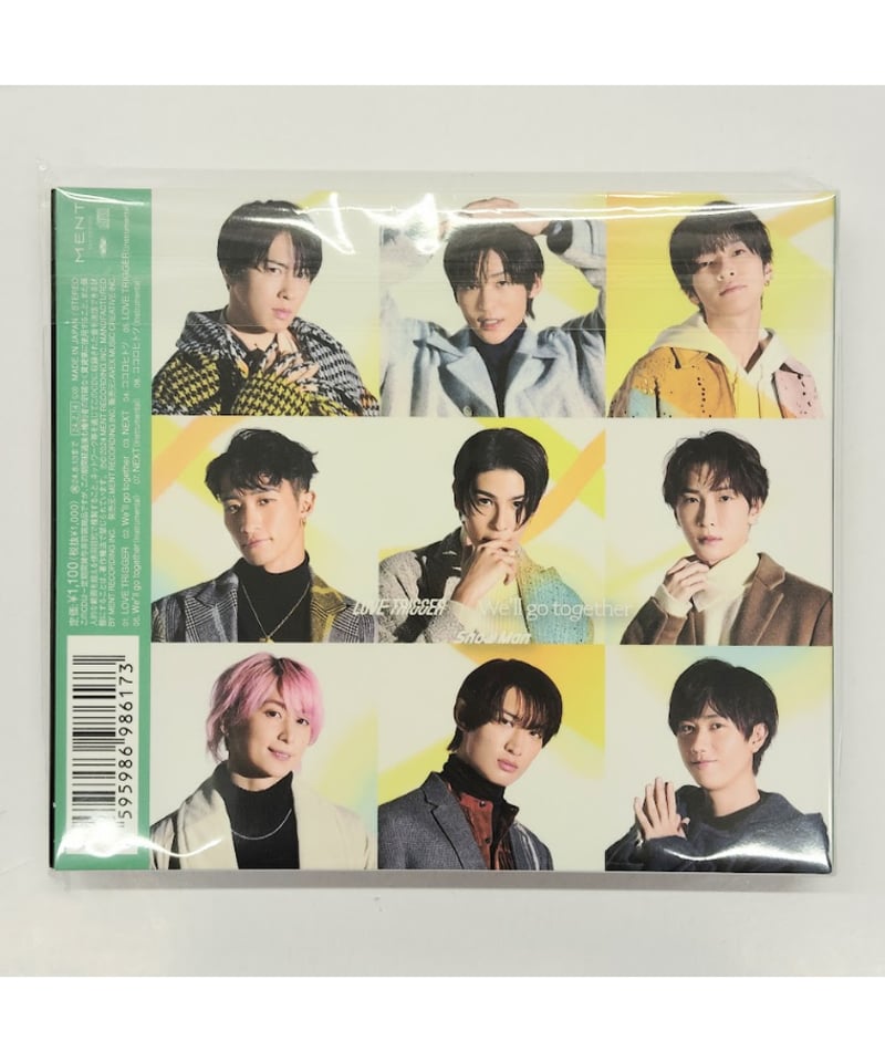 Snow Man CD 「LOVE TRIGGER/We'll go together」[通常 Snow Man CD 「LOVE TRIGGER/We'll go together」[通常