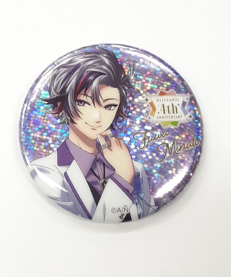 k*8様 にじさんじ 不破湊 4周年 缶バッジ 痛バッグ キズ有】にじさんじ 不破湊 にじさんじ 4th ANNIVERSARYフェア in anim