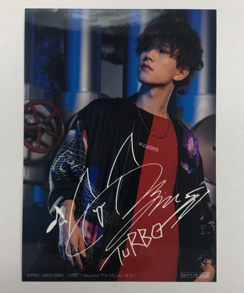 小笠原仁 1st LIVE BlackCat 直筆サイン入りブロマイド 小笠原仁 flowstar 早期予約特典 直筆サイン入り ブロマイド②