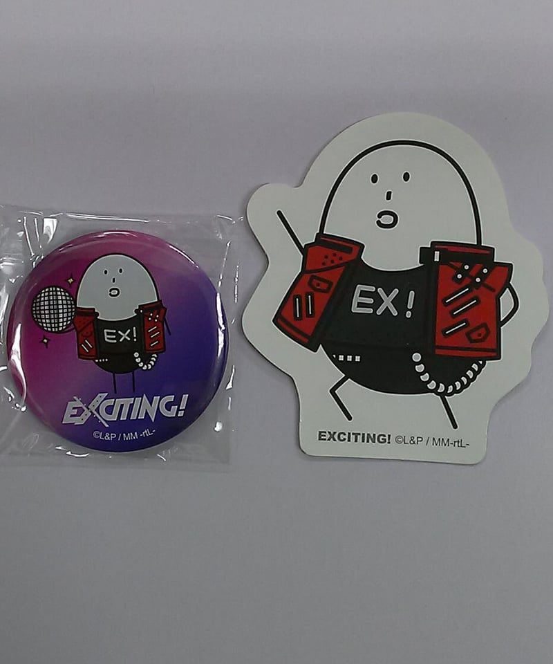 宮野真守 こいつ 缶バッジ ステッカー EXCITING! | K-BOOKS K-POP館