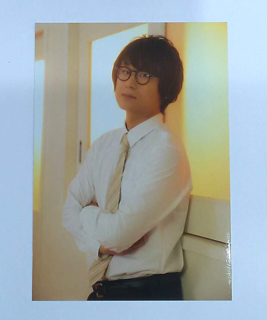 笠間淳　あの星に願いを　直筆サイン入り　ブロマイド 笠間淳 朗読劇「あの星に願いを～再演～」ブロマイド① | K