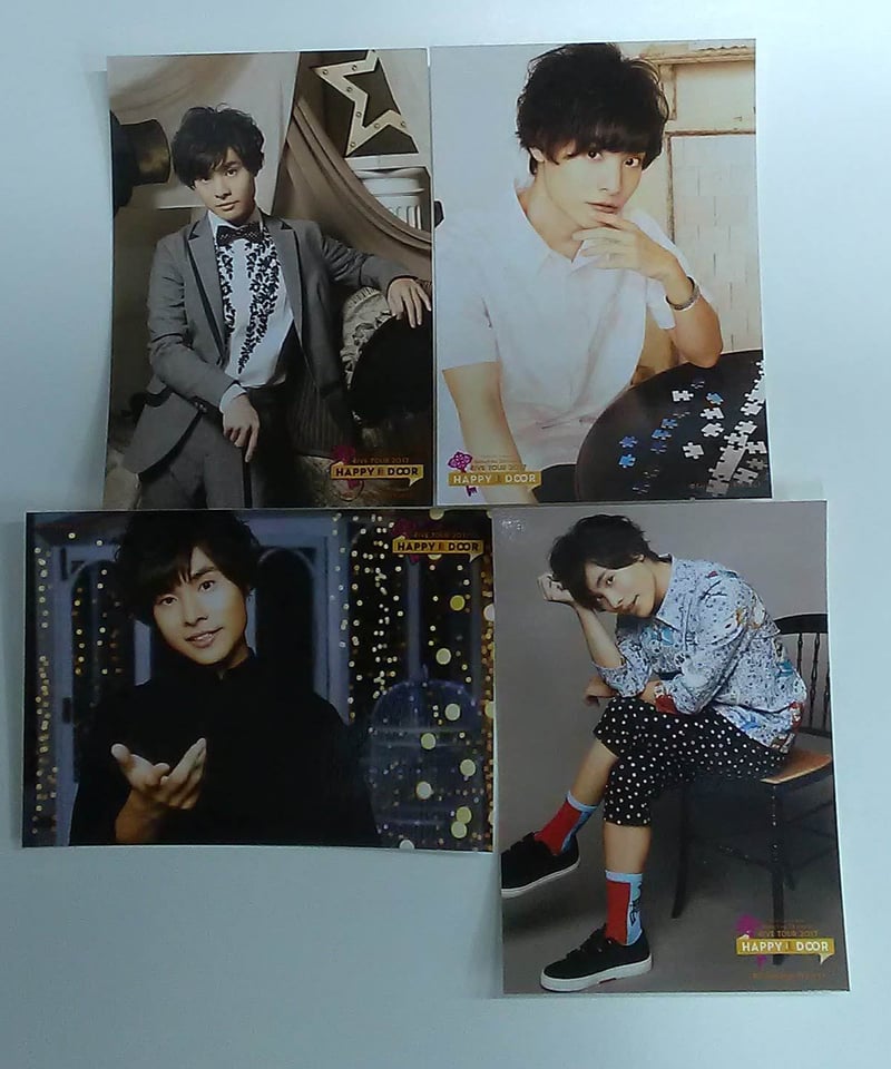 岡本信彦 「Live Tour 2017 “HAPPY DOOR“」 ブロマイド（4枚組） |