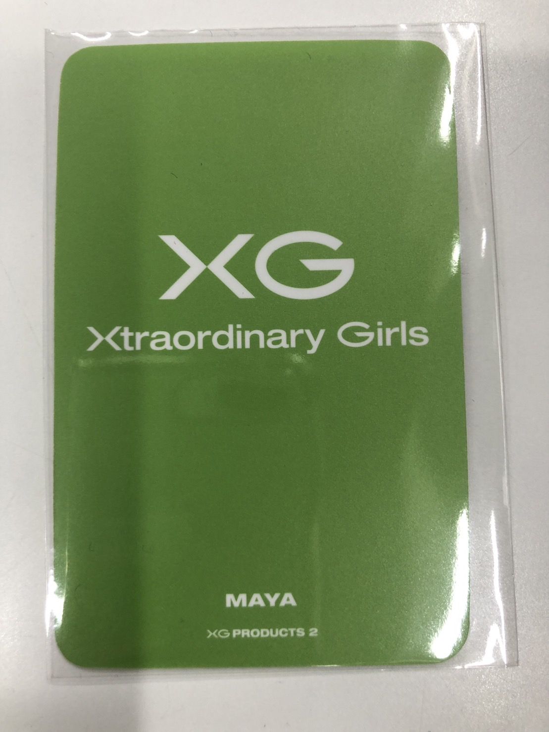 XG MAYA オフィシャルショップ特典トレカ 【 'NEW DNA' SHOWCASE in JAPAN MERCHANDISE】
