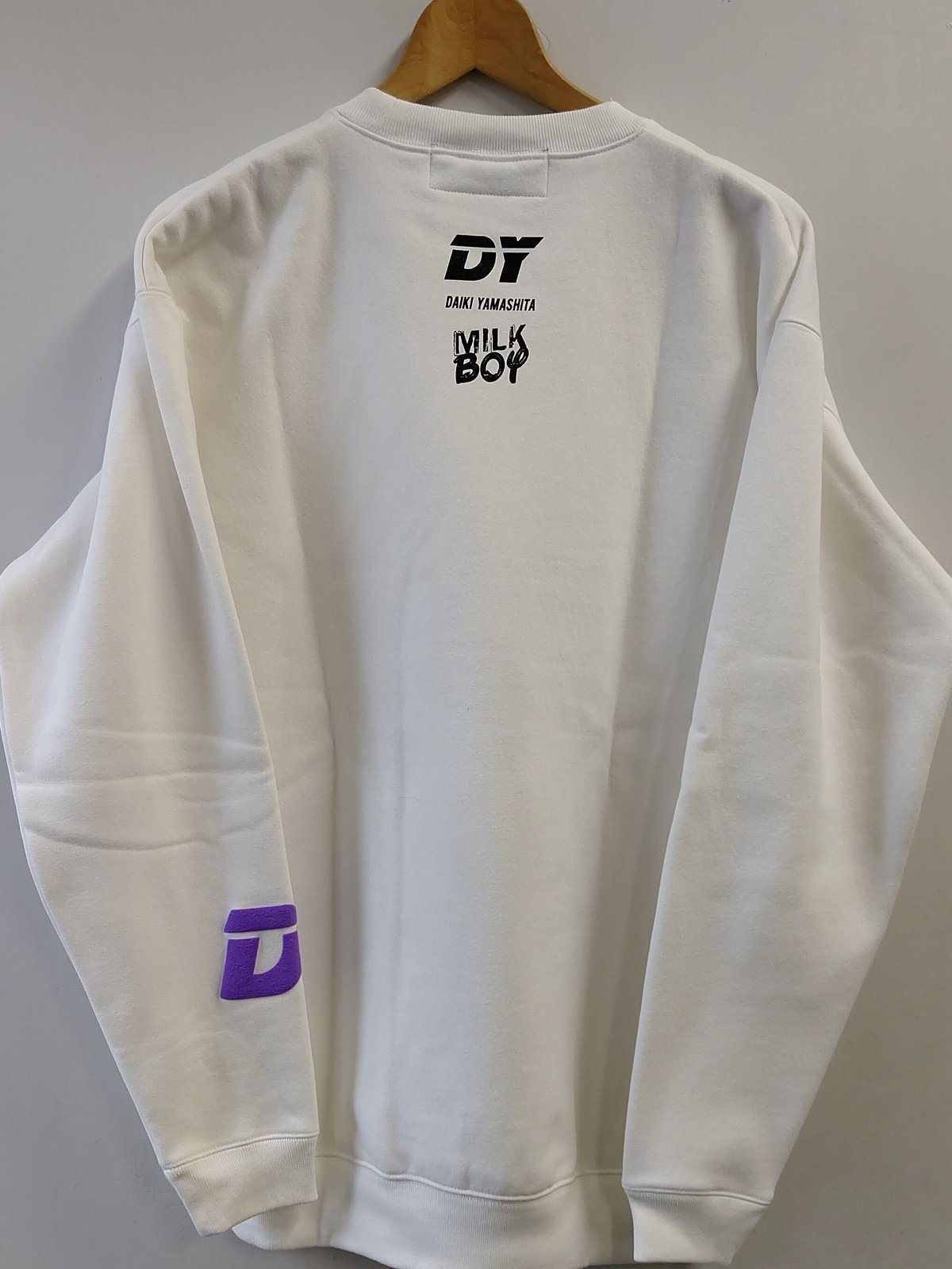 MILKBOY - milkboy ミルクボーイ 猫 キャット 山下大輝 スウェット トレーナー 開封済】山下大輝×MILKBOY Daiki Yamashita CAT SWEAT (Wh