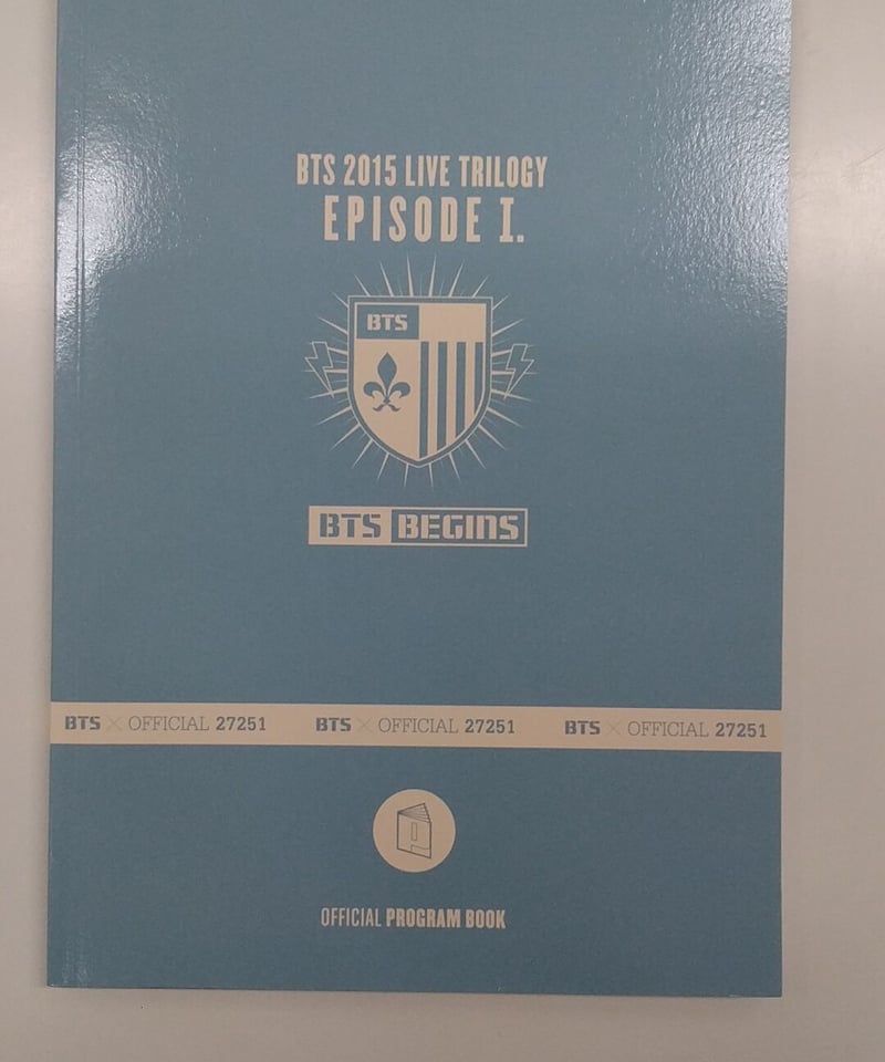 BTS LIVE  2015  BEGINS  プログラムブック