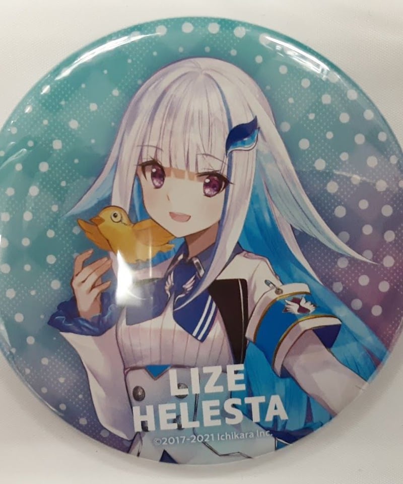 T にじさんじ C97 描き下ろしイラスト缶バッジ リゼ・ヘルエスタ　20個 キズ有】にじさんじ リゼ・ヘルエスタ 新ビジュアルグッズ 缶バッジ