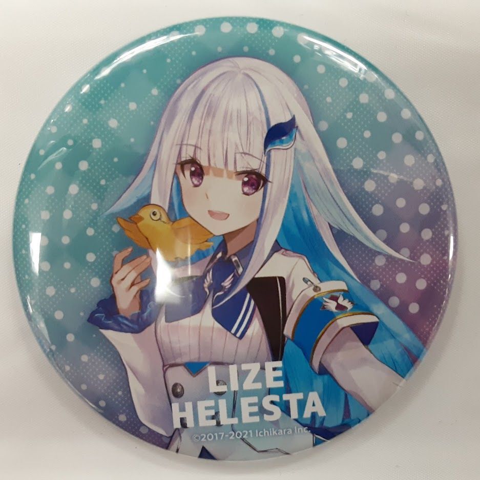 キズ有】にじさんじ リゼ・ヘルエスタ 新ビジュアルグッズ 缶バッジ