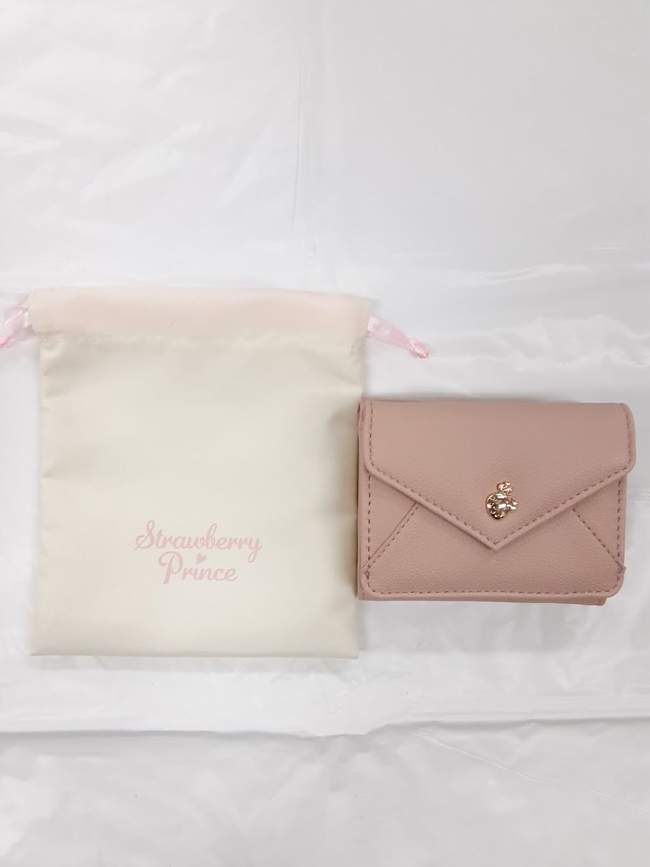 すとろべりーぷりんす いちごのおうじ商店 Strawberry Mini Wallet | K