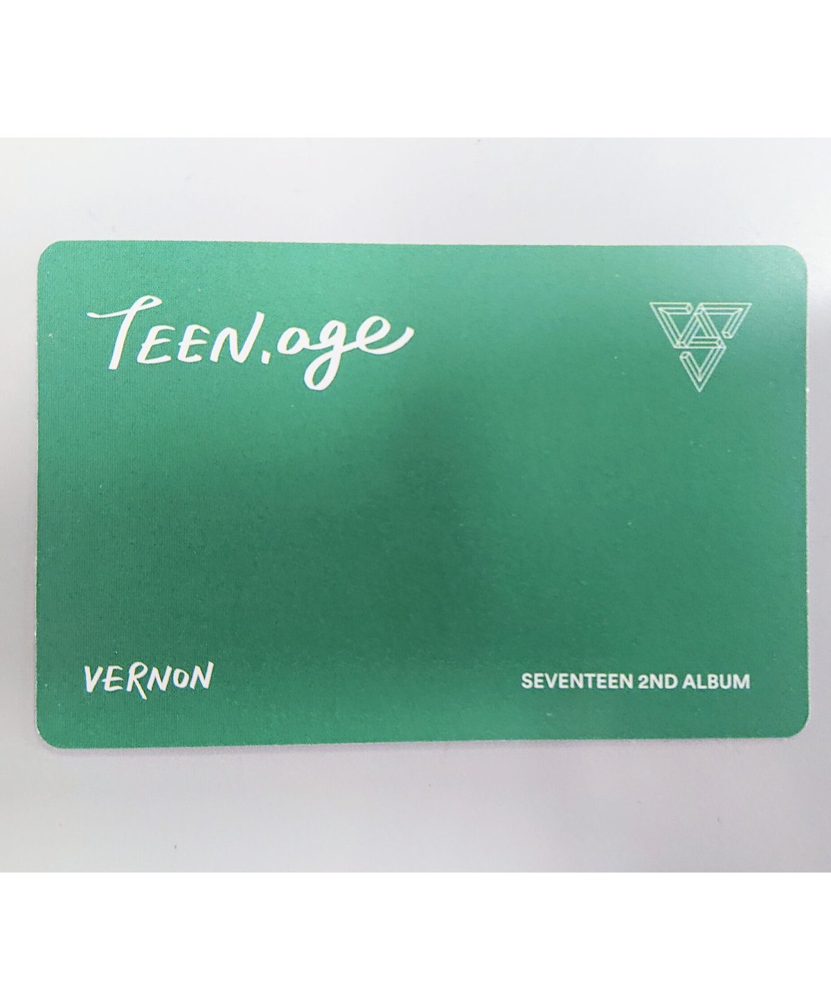 SEVENTEEN 2ND Mini Album『TEEN, AGE』[GREEN] トレカ...