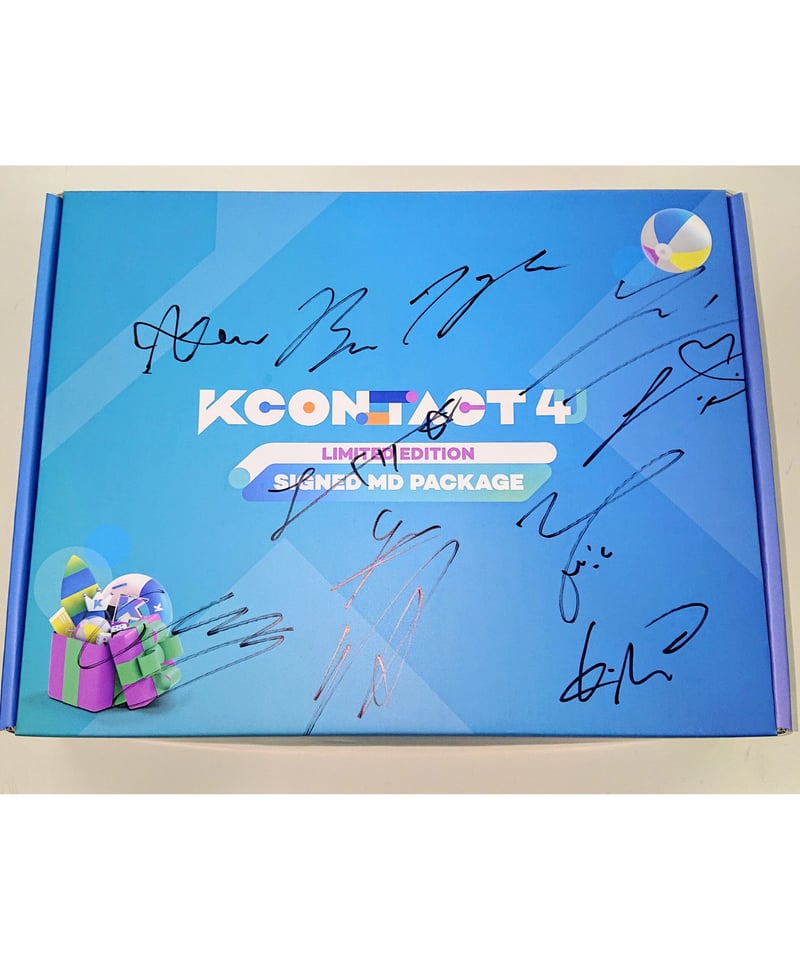 KCONTACT4U THE BOYZ 限定サイン MDセット ◇メンバー全員サイン入り...