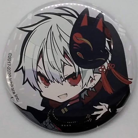 【キズ有】にじさんじ　葛葉　京と秋のにじさんじ　缶バッジ