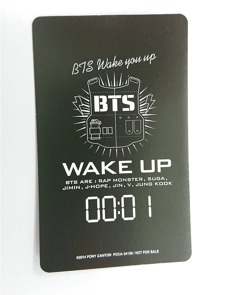 BTS『WAKE UP』 トレカ ジョングク | K-BOOKS K-POP館 芸能館 動画...