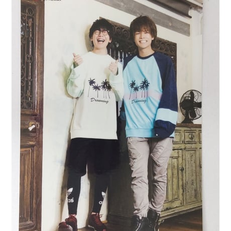 八代拓 花江夏樹 第150回王様ジャングル ツーショットブロマイド②