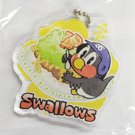ヤクルトスワローズ アクリルキーホルダー つば九郎