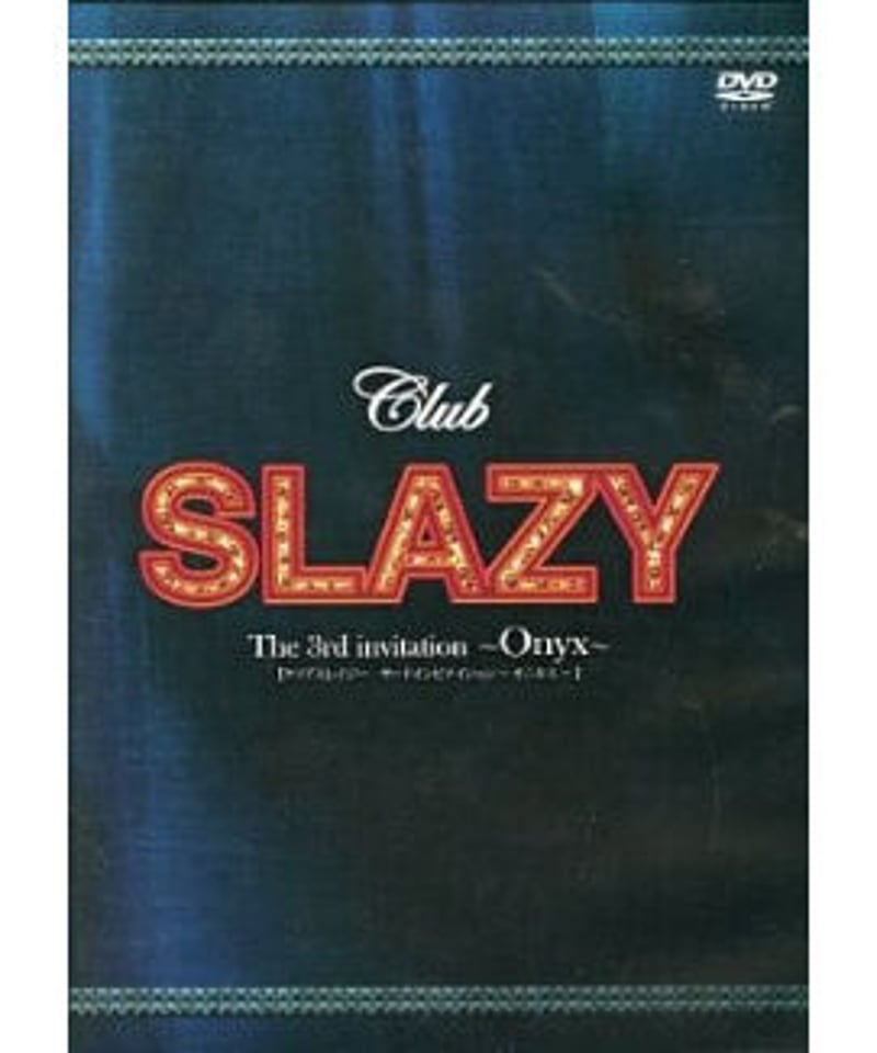 Club SLAZY』～Onyx～ DVD | K-BOOKS K-POP館 アイドル館