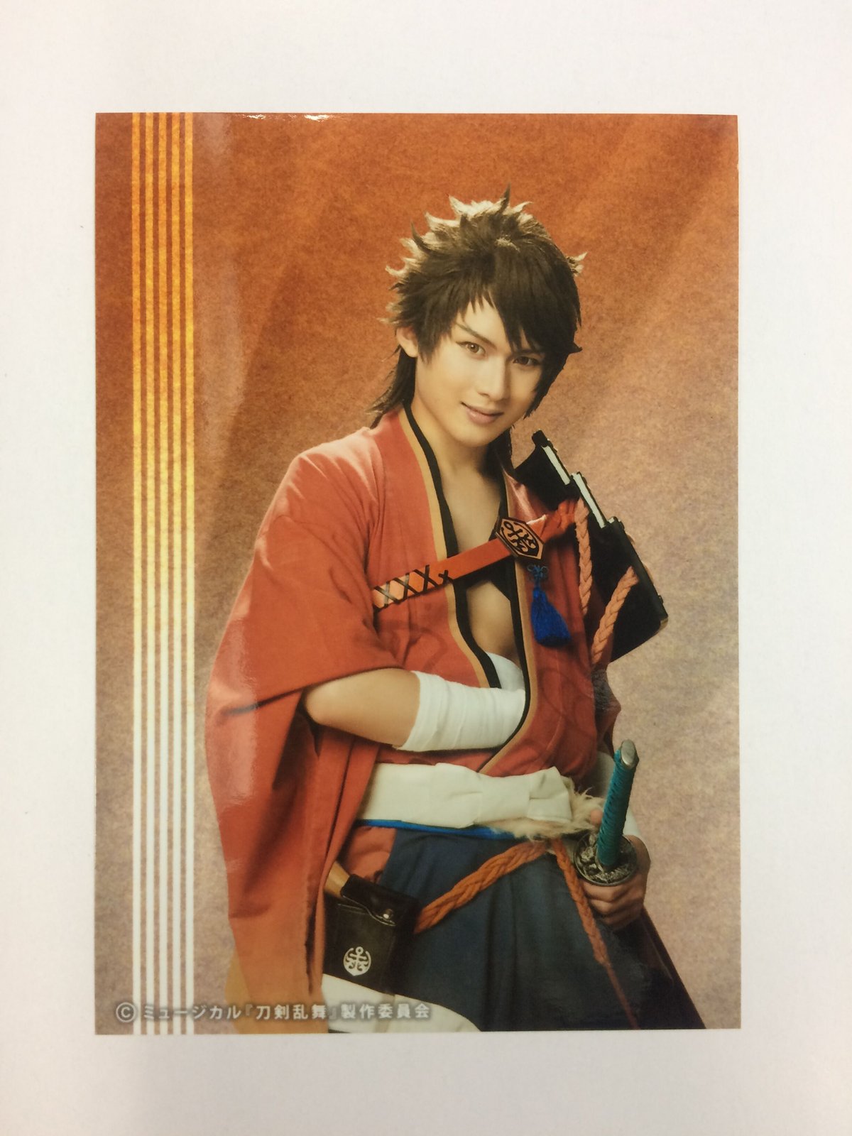 刀ミュ 壽 乱舞音曲祭 陸奥守吉行 田村心 公式通販3社特典ブロマイド 