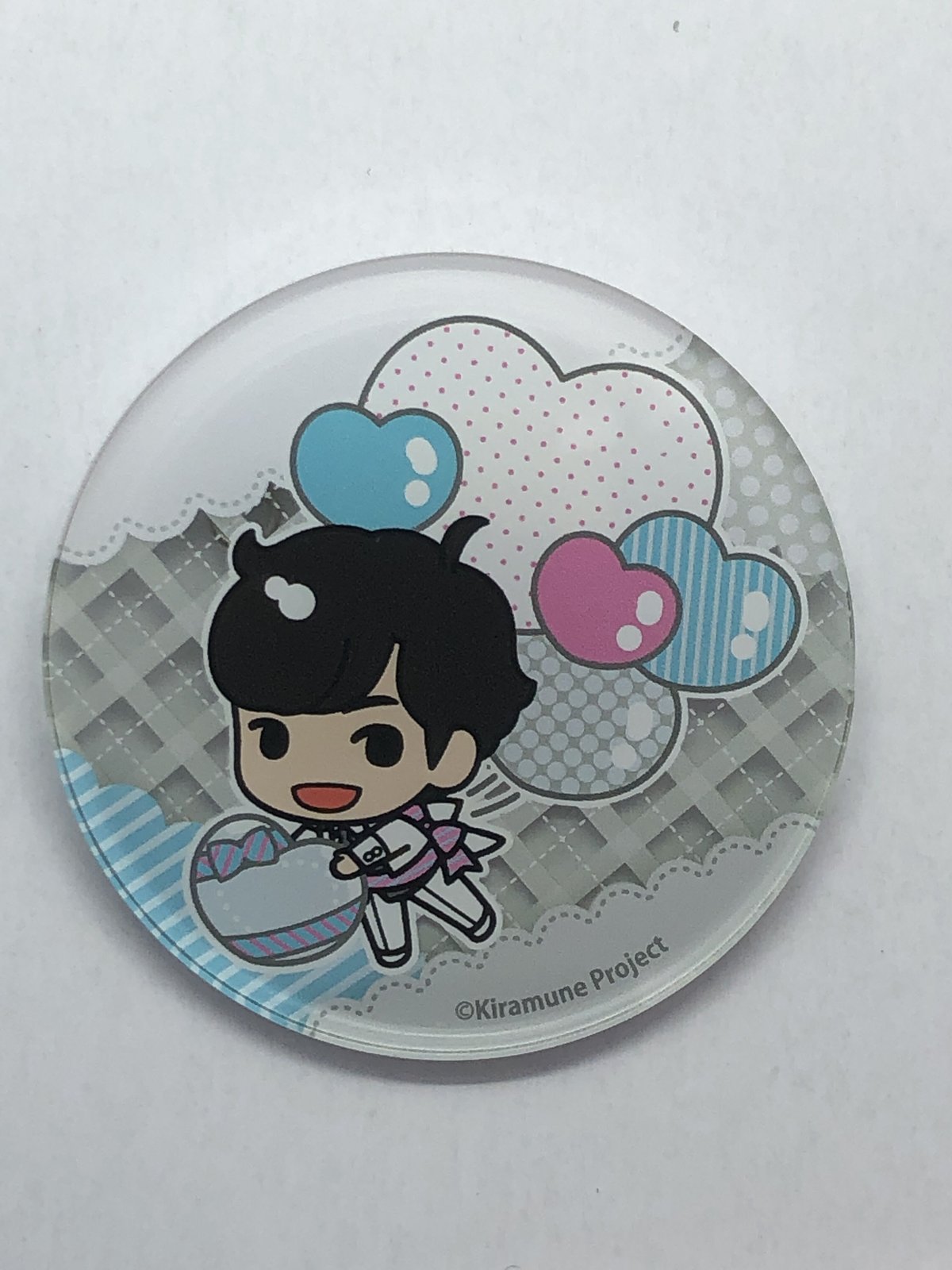 岡本信彦 「セガコラボカフェ Kiramune cafe 丸型アクリルカラーバッジ