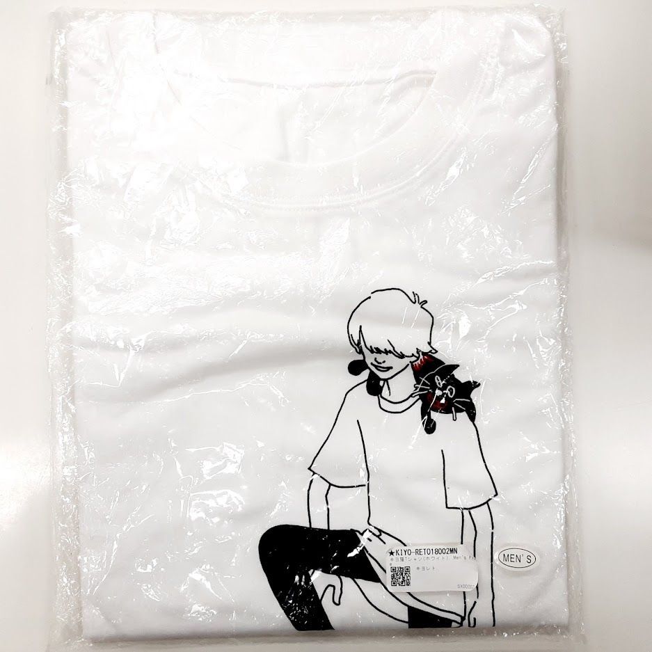 キヨ猫Tシャツ　ホワイト TOP4 OFFICIAL GOODS STORE/商品詳細 キヨ猫Tシャツ (キヨとキヨ