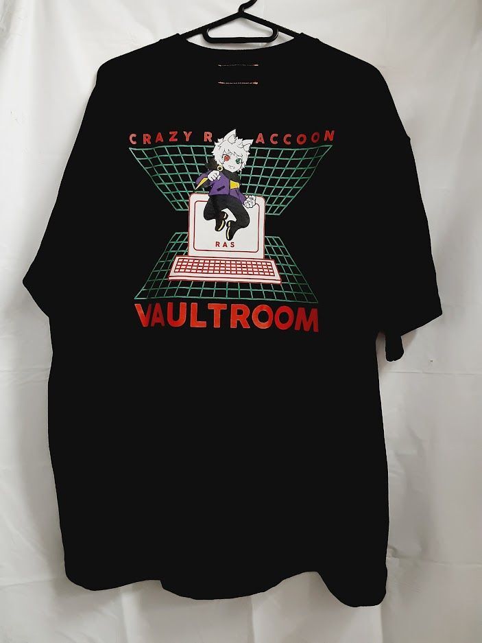 VAULTROOM×Crazy Raccoon Tシャツ Lサイズ　グレー