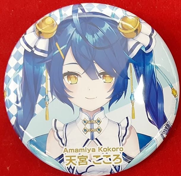 天宮こころ　ラバーマット　缶バッジ にじさんじの「ラバーマットグッズ第4弾」2022年11月15日(火)12