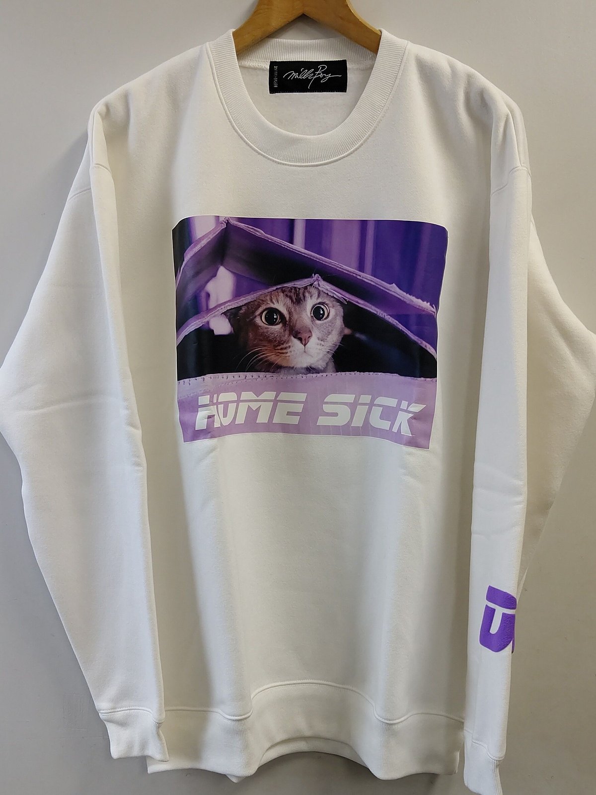 開封済】山下大輝×MILKBOY Daiki Yamashita CAT SWEAT (Wh