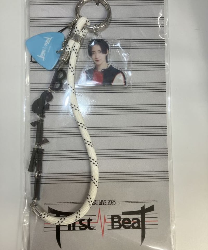 菅田琳寧 B&ZAI 2025 First Beat ストラップキーホルダー 新品未使用】B&ZAI 菅田琳寧 ストラップキーホルダー First Beat