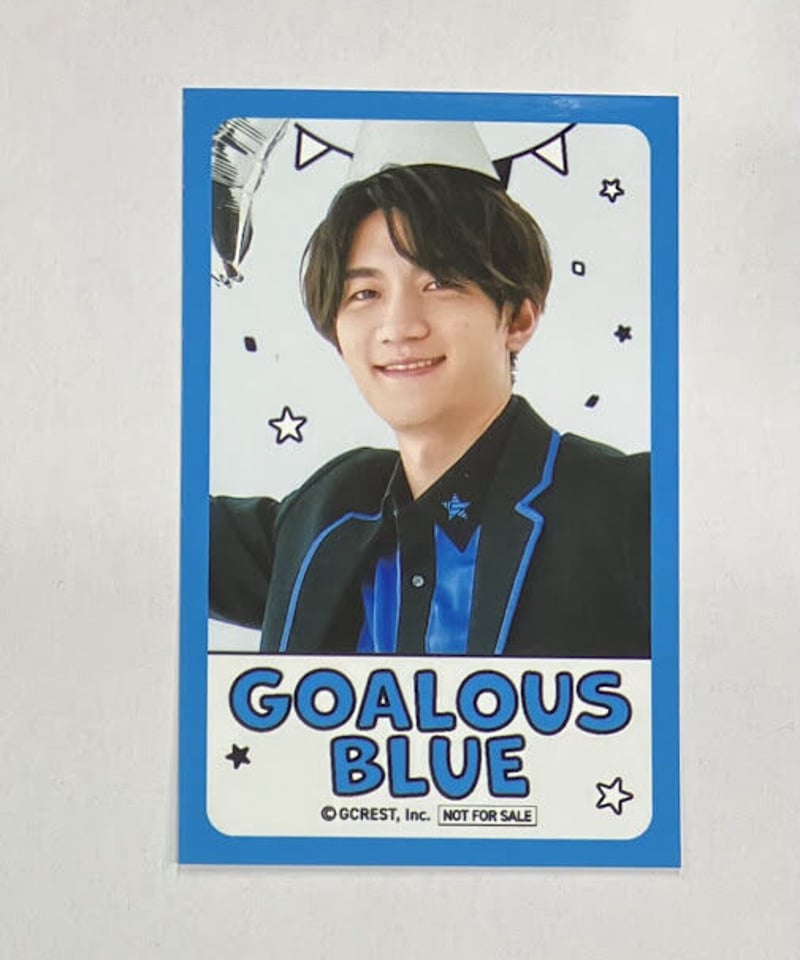 熊谷健太郎 GOALOUS5 × コラボカフェ本舗BLANC ミニブロマイド