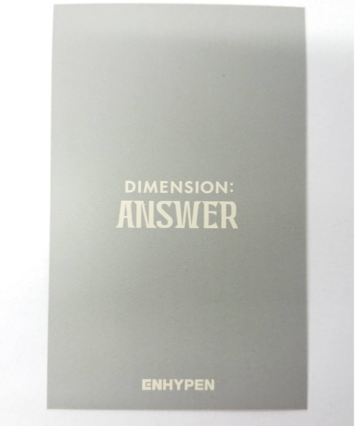 ENHYPEN 『DIMENSION : ANSWER』weverse ラキドロ ジェイ | ...