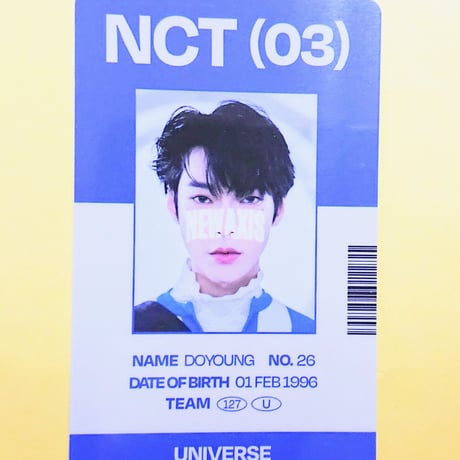 Special yearbook card Doyoung ドヨン トレカ-