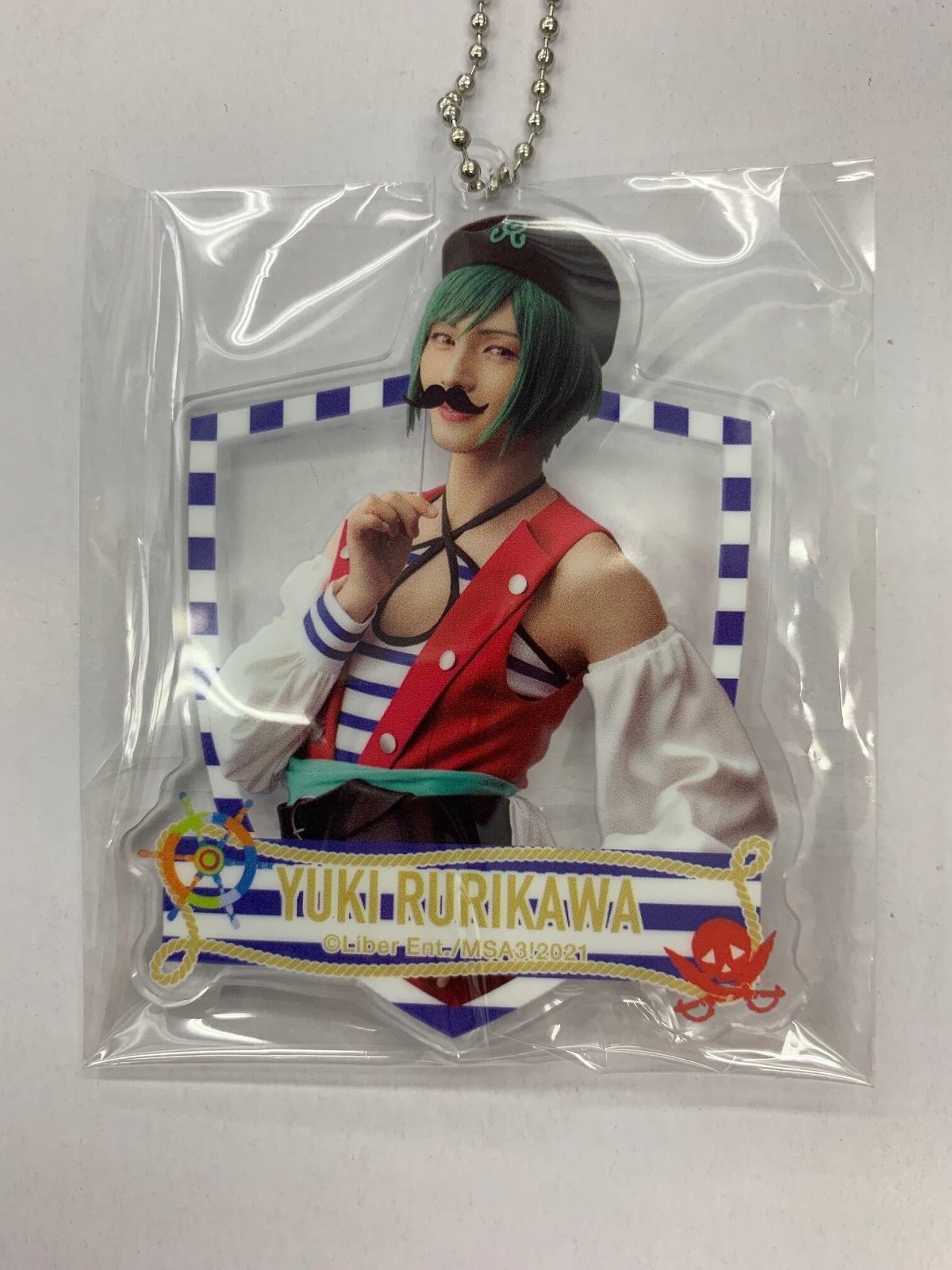 新品☆A3！☆夏組【瑠璃川幸】アニカフェ☆アクリルキーホルダー☆2点 