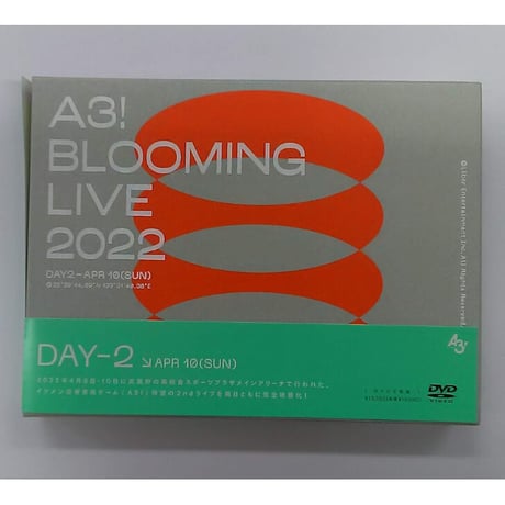 A3! BLOOMING LIVE 2022 DAY2 DVD