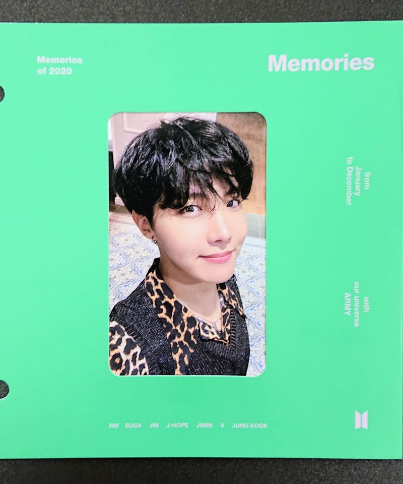 BTS memories of 2020 Blu-ray トレカ J-HOPE