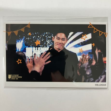 千葉ジェッツ ミニフォト　メモリアルカード　ver. B.LEAGUE AWARD SHOW 2023-24 金近廉 選手