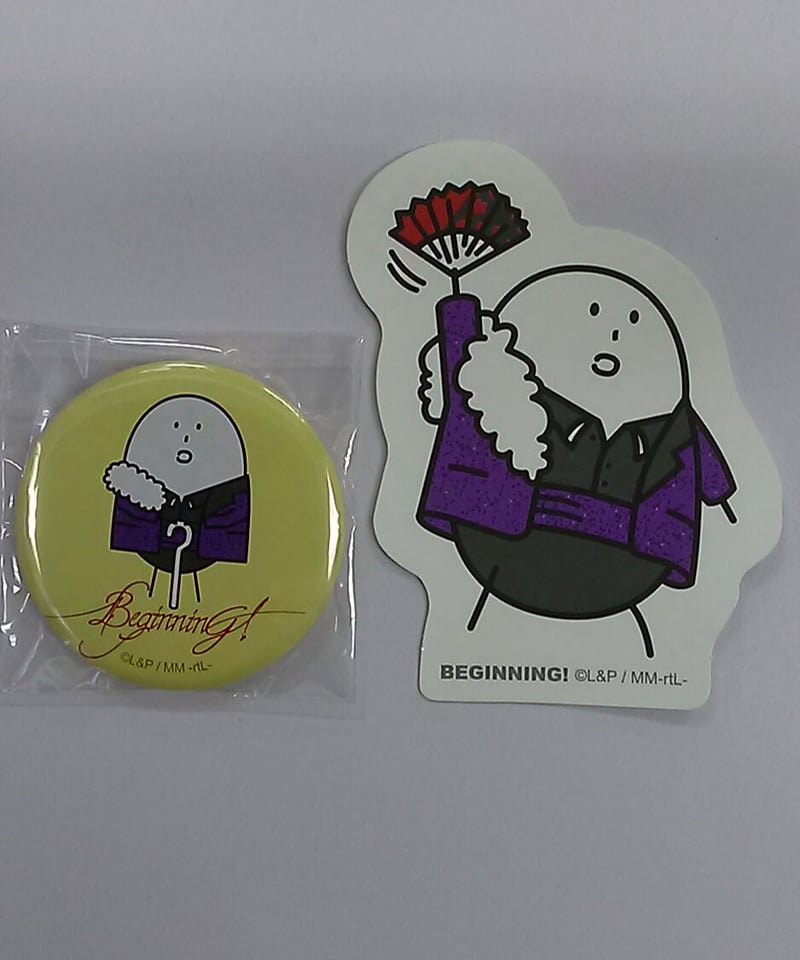 宮野真守 こいつ 缶バッジ ステッカー BEGINNING! | K-BOOKS K-POP