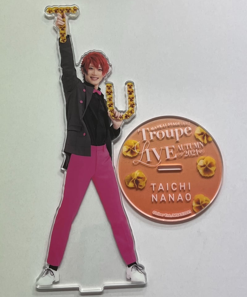 A3!七尾太の缶バッジ、アクリルスタンドのセット 【公式通販】