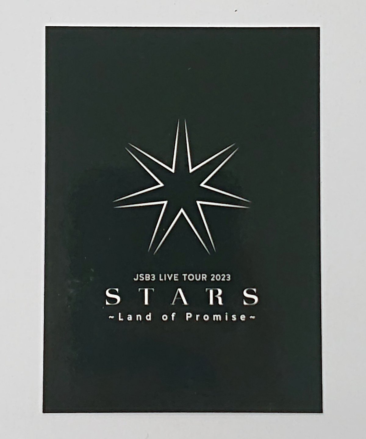 三代目 STARS LIVE PHOTO BOOK 登坂広臣 ビジュアルカード-