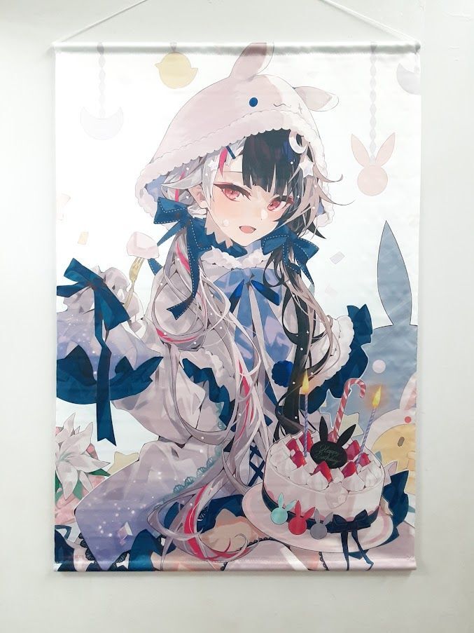 にじさんじ 夜見れな 誕生日グッズ＆ボイス(2022) B2タペストリー | K