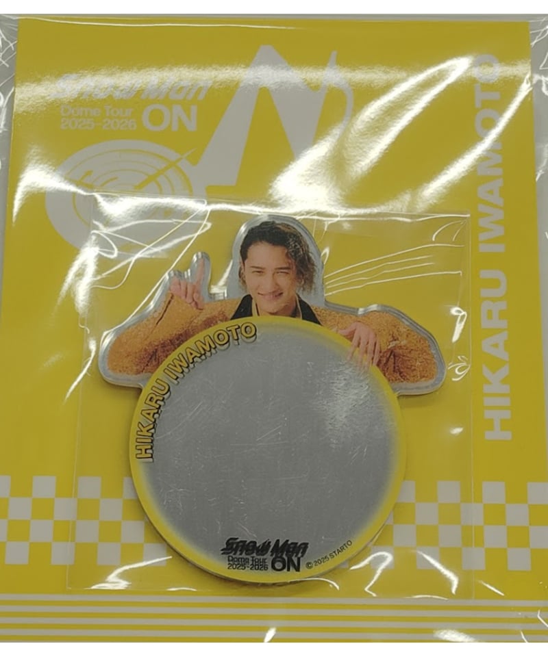 Snow Man Dome Tour 2025-2026 ON」 ミラーステッカー 岩本照