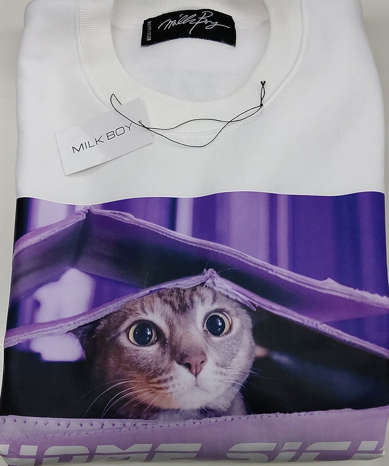 開封済】山下大輝×MILKBOY Daiki Yamashita CAT SWEAT (Wh