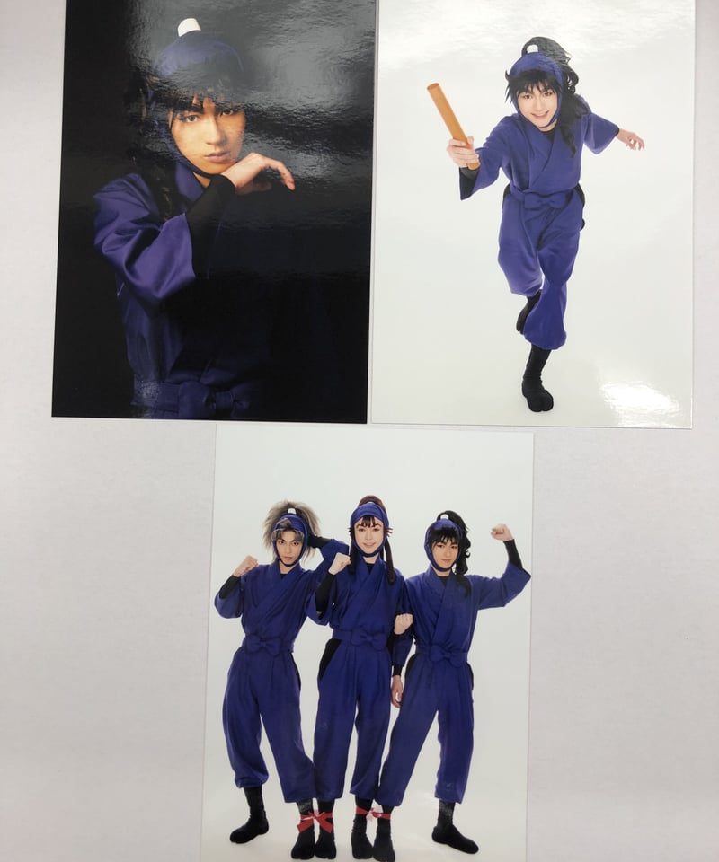 忍ミュ　第10弾　久々知兵助　山木透　直筆サイン入り　ブロマイド ミュージカル『忍たま乱太郎』第10弾 久々知兵助 山木透 ブロマイド①
