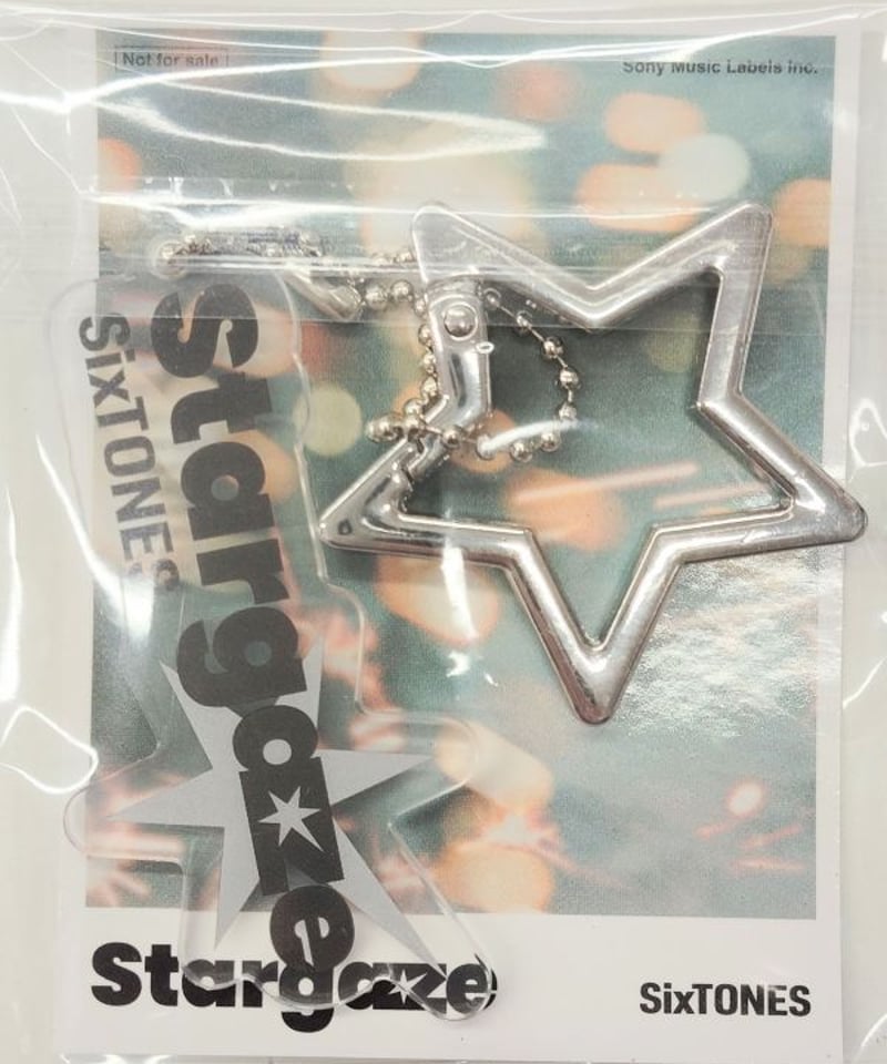 単品】 SixTONES 「Stargaze」 初回盤A CD購入者特典：ユラユラStarカ