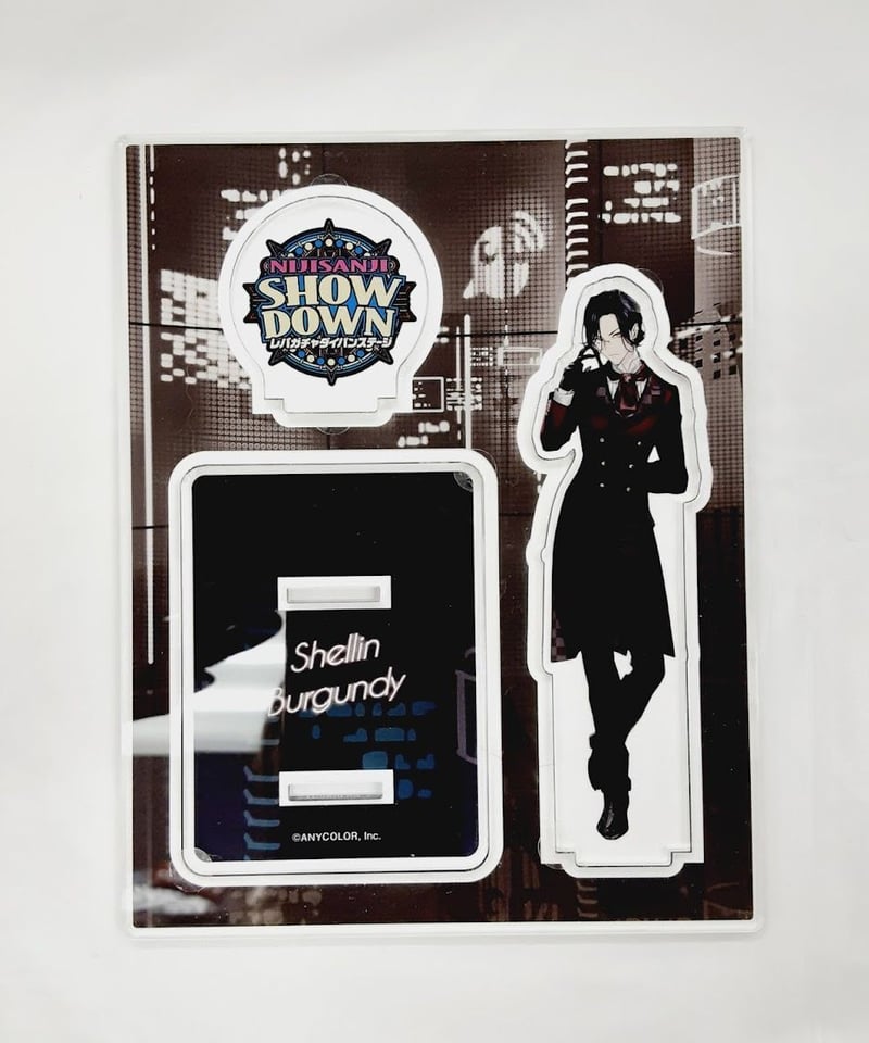 シェリン・バーガンディ 缶バッジ SHOWDOWN レバガチャ キズ有】にじ