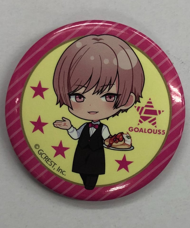 深町寿成 GOALOUS5 プリンセスカフェ ミニキャラ缶バッジ ≪カフェ