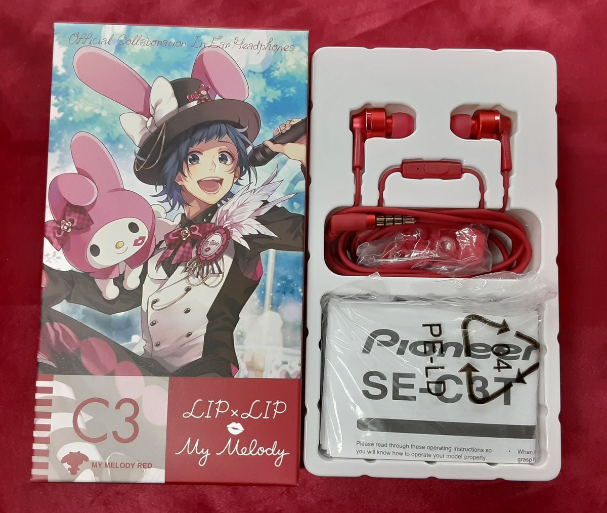LIP×LIP 染谷勇次郎 MY MELODY Redイヤホン | K-BOOKS K-PO