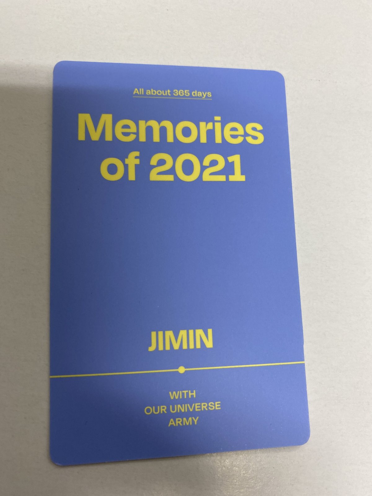 BTS『BTS MEMORIES OF 2021』DVD トレカ JIMIN ジミン | K...