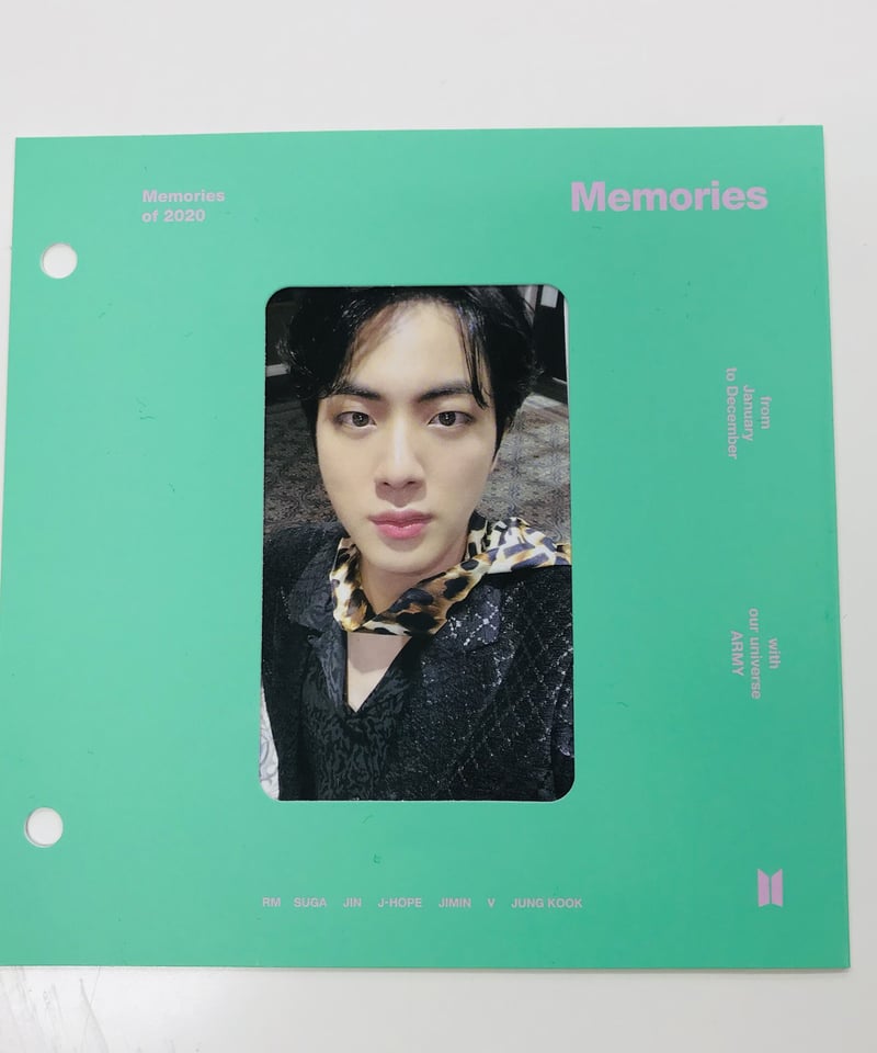 BTS MEMORIES OF 2020 Blu-ray トレカ 台紙付き JIN | K-B...