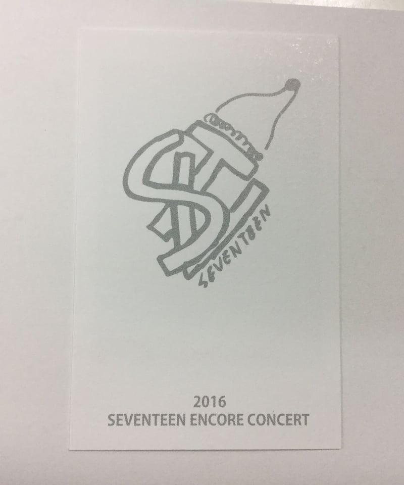 SEVENTEEN 2016 ENCORE CONCERT フォトカード ウォヌ ⑥ | K-...