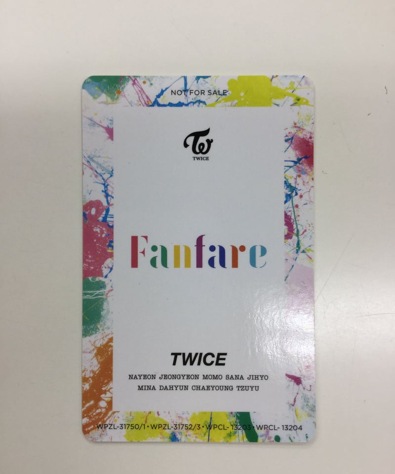 TWICE Fanfare ハイタッチトレカ ミナ-